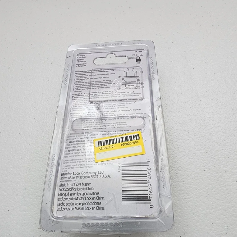 Master Lock Pro Series 1174D